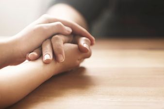 To the stranger who held my hand in Holles Street… thank you