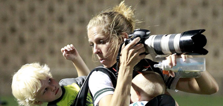 The Mum Has Taken Multi-tasking To Dizzying Heights