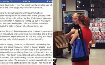 Police Apologise After Breastfeeding Mum Is Threatened With ARREST