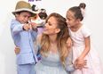 JLo’s birthday message to her twins is totes emotes