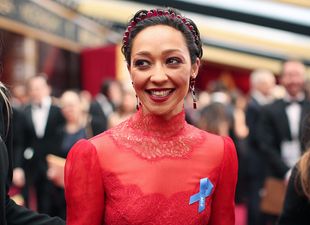 Ruth Negga won fashion in Valentino at last night’s Oscars