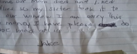 This little thief’s apology letter will have you reaching for the entire box of tissues