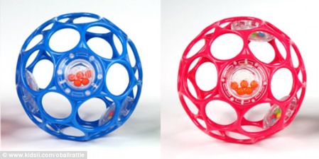Toys R Us have just recalled this popular baby rattle over severe choking hazards