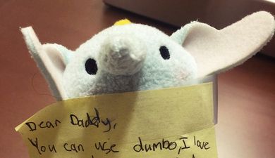 This note from a little girl to her daddy is the cutest thing you’ll read today