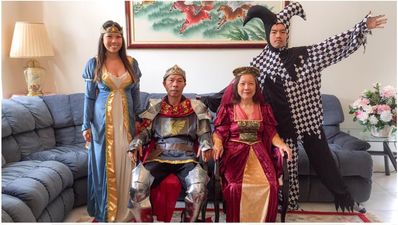 This hilarious family photo has everyone asking the same question