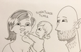 Dad draws cartoon for his family every day for 5 years