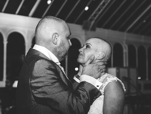 The reason this bride shaved her head is heartbreaking