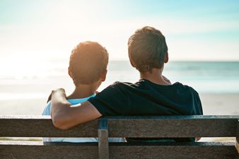 This boy did something lovely for his brother after their father left