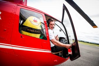 12 year old boy is the first patient to use BUMBLEair helicopter