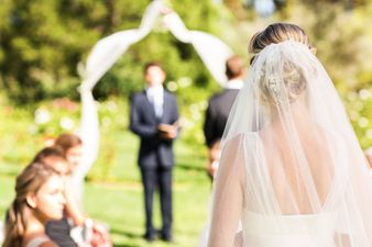 This may be the most incredible wedding aisle we’ve ever seen