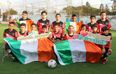 Children from war-torn Gaza arrive in Ireland to play football