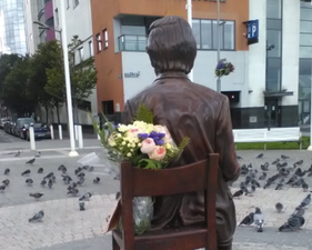 This Limerick florist found a great way to use her left over flowers