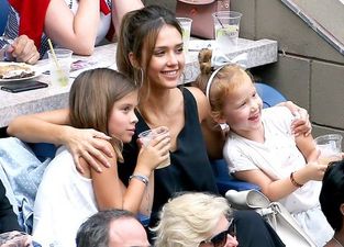 Jessica Alba just shared an adorable snap of her growing belly