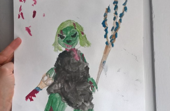 The internet can’t get enough of this little girl’s superhero drawing