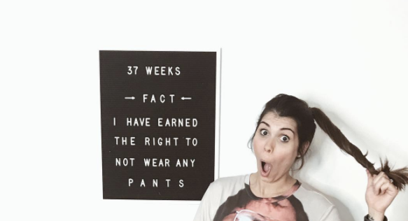 hilarious pregnancy updates