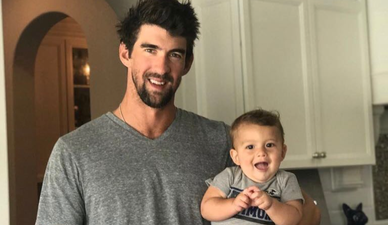 Michael Phelps teaching his son to swim is everything