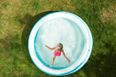 Super simple trick to keep paddling pool clean when your kid isn’t using it