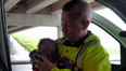 Mum reunited with baby after cops save girl from hurricane flood waters
