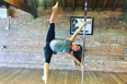 Woman wows followers with pole dance routines at seven months pregnant