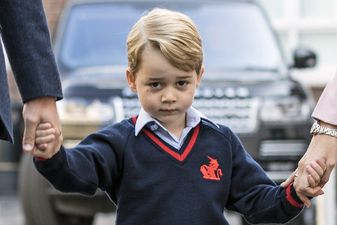 What sandwiches? Prince George’s school lunch is very posh