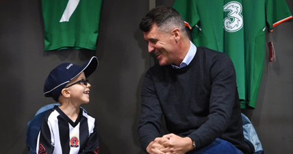 Roy Keane proves he’s a softy with gesture for sick young fan