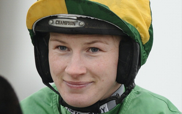 Champion jockey back in the saddle after giving birth 4 months ago