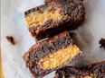 These brownies are stuffed with Reese’s Peanut Butter Cups (yes, really!)