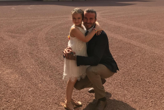 Sweet snap shows David & Harper Beckham’s daddy-daughter bond