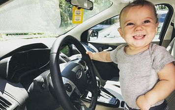 This baby actually bites his mum’s chest to tell her he’s hungry