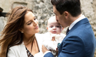Binky Felstead shares sweet family pictures from her daughter’s christening