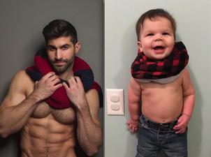 Mum takes the mick out of her model brother in the BEST possible way