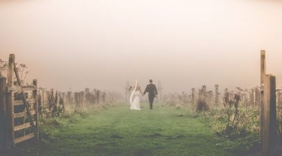 This couple got married during Ophelia and the pictures are just breathtaking