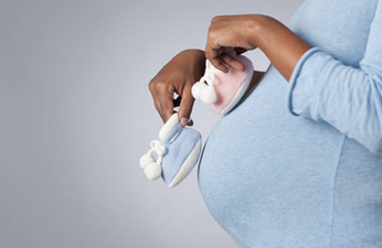 Mum served unborn baby an eviction notice so she’d leave the womb faster