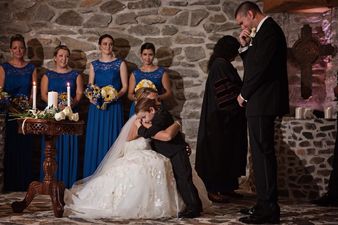 Bride makes vows to her new husband’s ex-wife and son