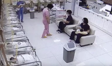 This video of nurses protecting newborns during an earthquake is wonderful