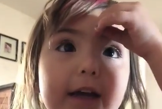 If only we could be as chill as this little girl when a haircut goes wrong