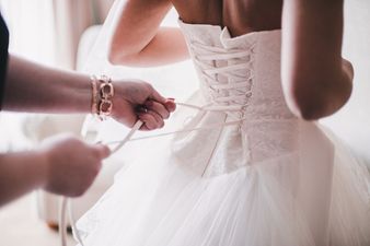 This bride’s IKEA wedding dress hack is a little strange but genius