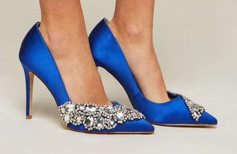 These are the PERFECT embellished heels for your Christmas party