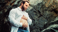This dad-to-be’s food baby maternity photo shoot is intense