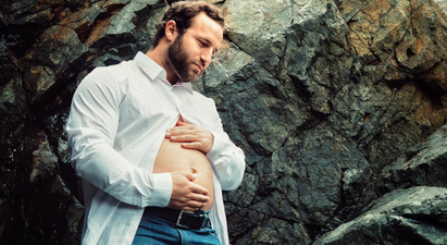 This dad-to-be’s food baby maternity photo shoot is intense