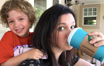 This mum got a free Starbucks because her toddler embarrassed her