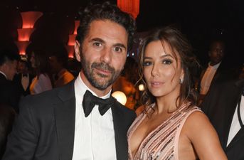 Pregnant Eva Longoria debuts her baby bump for the first time