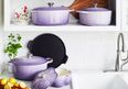The Le Creuset lavender collection is will brighten up any kitchen