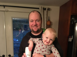 This dad measures his son’s growth in a peculiar and hilarious way