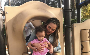 Chrissy Teigen mum shamed for sharing photo with her daughter