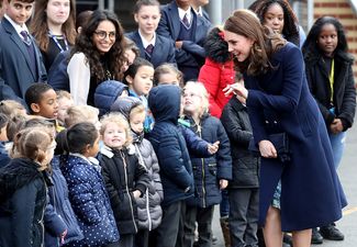 Look at that bump! Duchess Kate is positively blooming