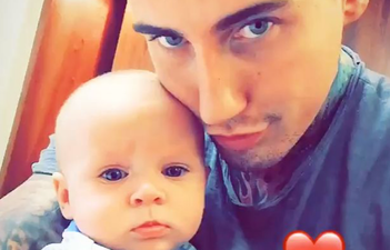 Jeremy McConnell shares birthday message for baby Caben