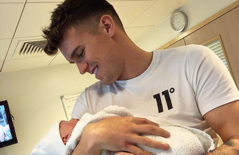 Gaz Beadle just changed his first nappy and he was not impressed