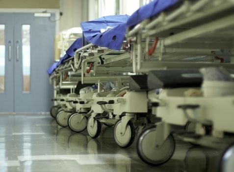 Hospital trolley figures hit new record high with 714 waiting for a bed today