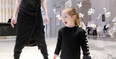 Coco Rocha walked down the runway last night with her two-year-old